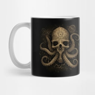 Eldritch Whispers - Vintage Skull Grasp Mug